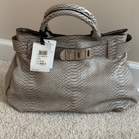 Gray snakeskin purse shop